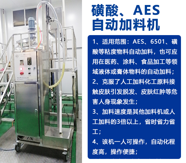 AES磺酸加料機、實驗室乳化機、片堿（jiǎn）食鹽自（zì）動加料機-04