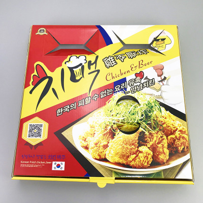 瓦楞炸（zhà）雞盒
