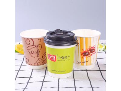 咖（kā）啡奶茶紙杯